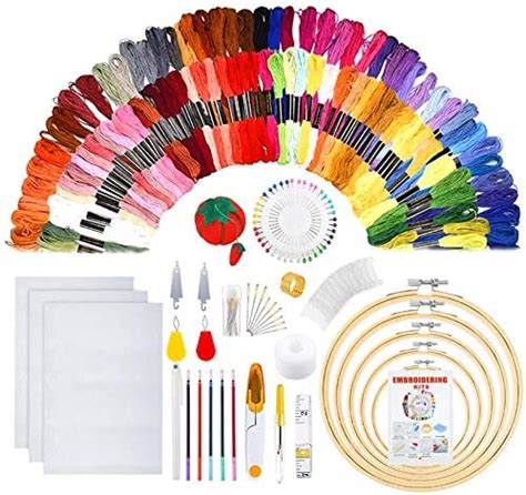 Embroidery Starter Kit Embroidery Kit Including Color Threads