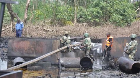 Security Agencies Destroy Six Illegal Refineries In Imo Delta