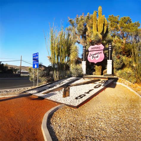 Kingman, Historic Locomotive Park, Route 66, Arizona Editorial Stock ...