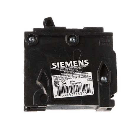 Siemens Q120 20 1 Pole 120 Volt Circuit Breaker By Siemens Amazon