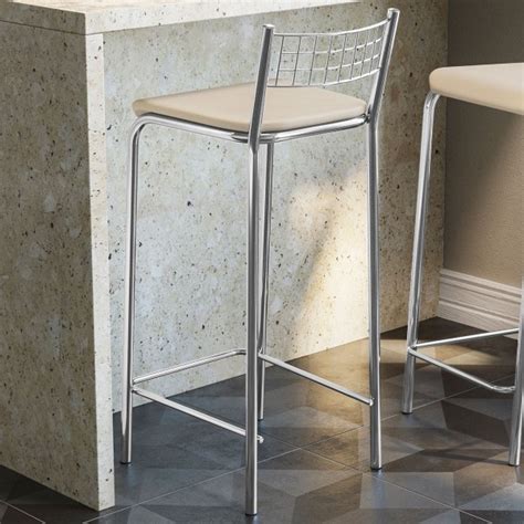 Banqueta Genova Cromada Nude Kappesberg