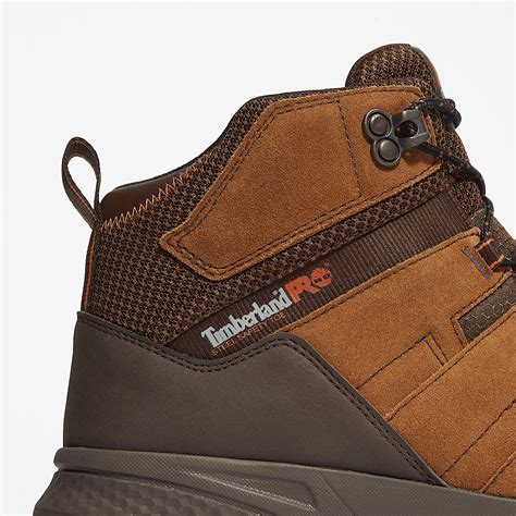 Switchback Steel Toe Work Hiking Boot For Men In Brown