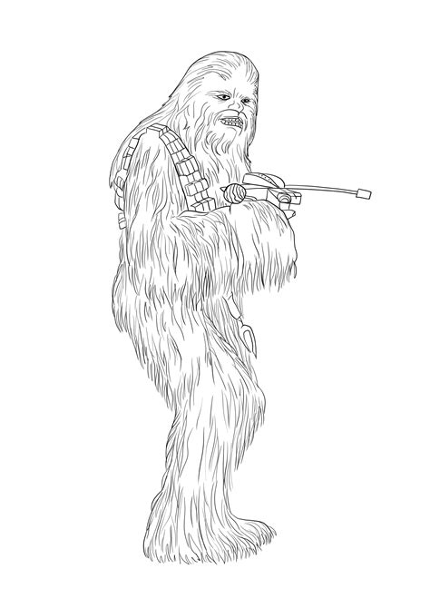 Chewbacca Coloring Pages