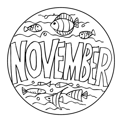 Months Of The Year Coloring Pages