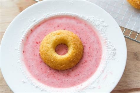 Fresh Strawberry Glazed Baked Doughnuts Fifteen Spatulas