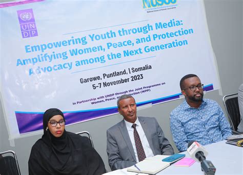 NUSOJ And UNDP Empower Women And Youth Through Media Catalysing Change