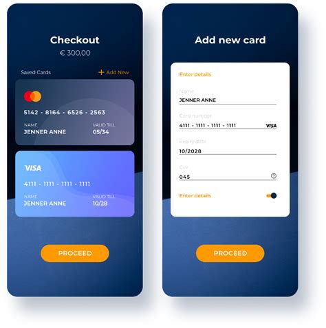 credit card checkout app design dailyui figma