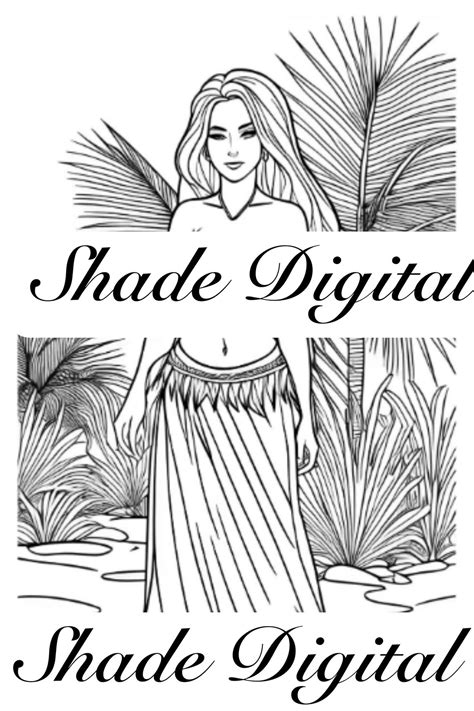 Sexy World Women Naked Coloring Book For Adults II Artistic Coloring Book Celebrating The