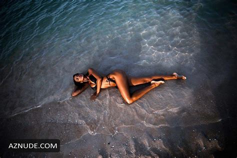Madalina Diana Ghenea Sexy Posing Her Sultry Bikini Body In A Beach Photoshoot AZNude