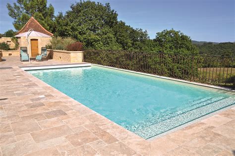 Dalles De Terrasse Piscine En Pierre Naturelle TRAVERTIN AQUAPOLIS