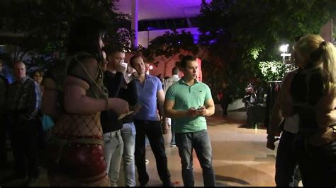 Tied In Public Public Bondage Walk For Yvette Costeau And Dany Blonde In Vienna Full Clip WMV