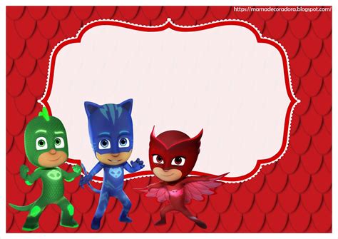 Mamá Decoradora Kit Imprimible Gratis Pj Masks