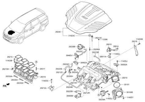 Intake Manifold 2017 Kia Sedona