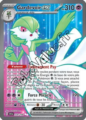 Pokevalue Fr Carte Pok Mon Gardevoir Ex N S Rie Carlate Et