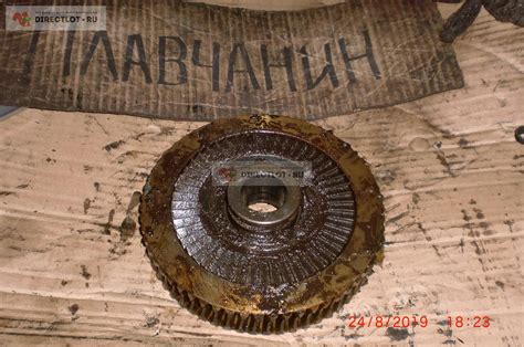 Шестерня червячная с храповиком мех. подъем опускания(подачи ...