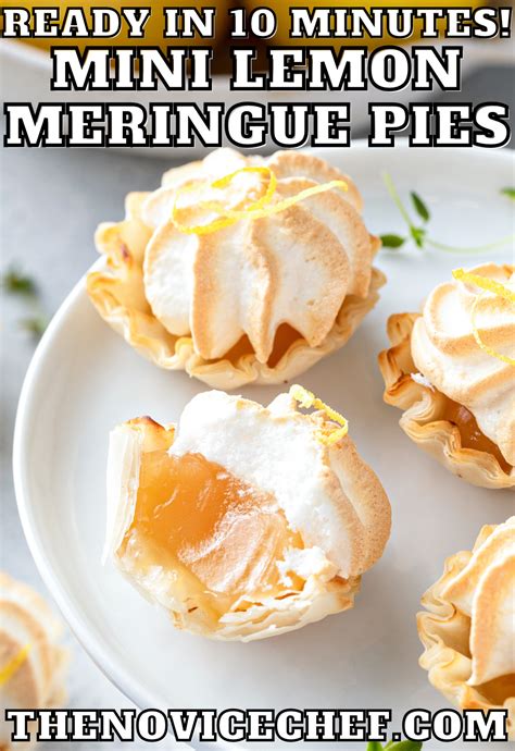 Mini Lemon Meringue Pie Recipe The Novice Chef