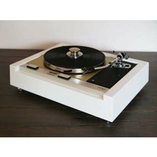 Restaurierter Thorens TD 125 MKII Mit SME 3009 Tonarm Deckplatte Gol