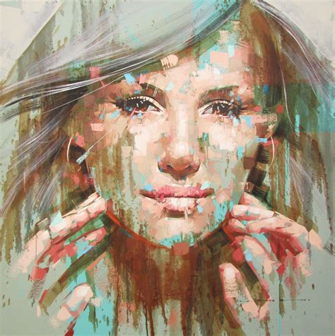 Jimmy Law 1970 Abstract Portrait Painter Retrato Abstracto Arte