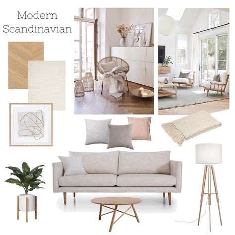 Modern Scandinavian Interior Design Mood Board By Bara Style Sourcebook