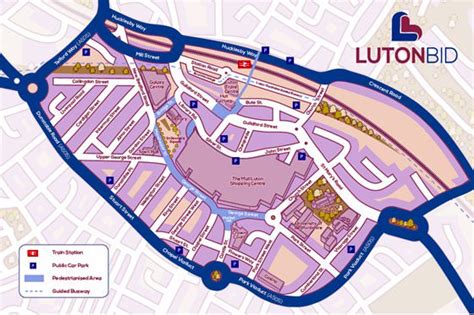 Luton Town Map