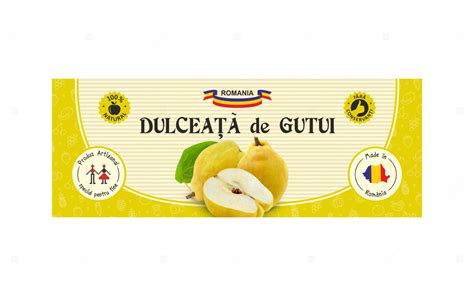 Etichete Personalizate De Printat Pentru Borcane Dulceata Gutui