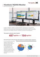 Viewsonic Vg P Ergonomic Ips Docking Monitor With Usb C