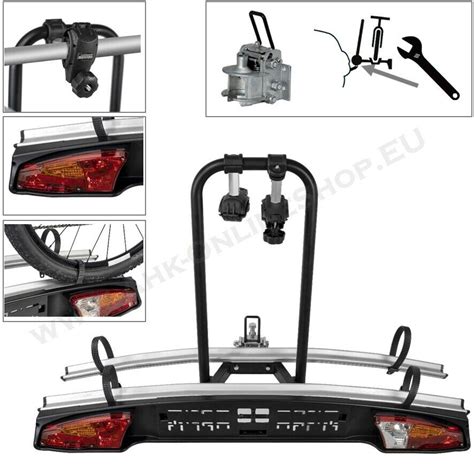 Menabo Merak Tilting Towbar Bike Rack Carrier For Bikes Pin Tilt