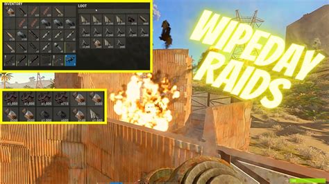 Dominating On Wipe Day Rust K Youtube