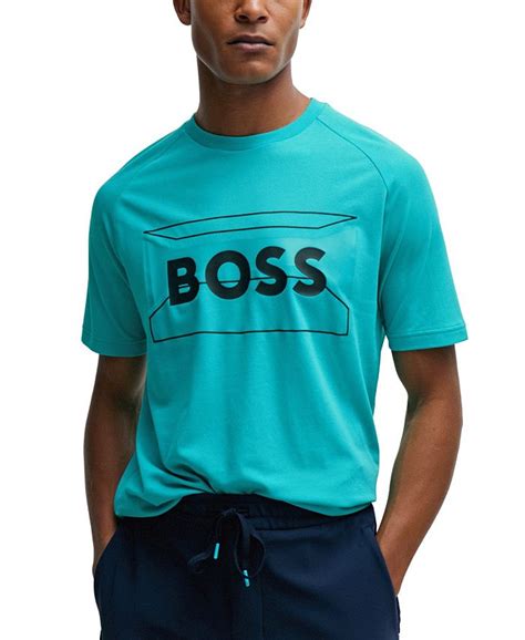 Hugo Boss Men S Logo Artwork Regular Fit T Shirt Macy S