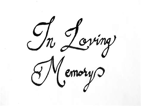 In Loving Memory Visual Legacy Productions