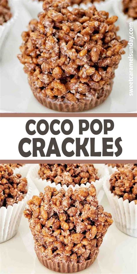 Coco Pop Crackles Coco Pop Cakes Chocolate Crackles Recipe Chocolate Crackles Homemade Sweets