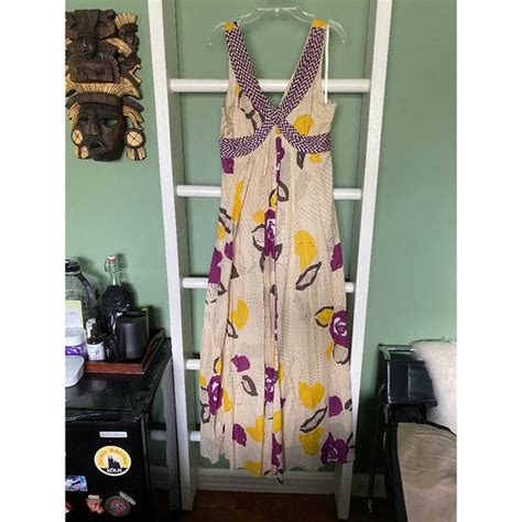 Moulinette Soeurs Dresses Moulinette Soeurs Purple And Yellow