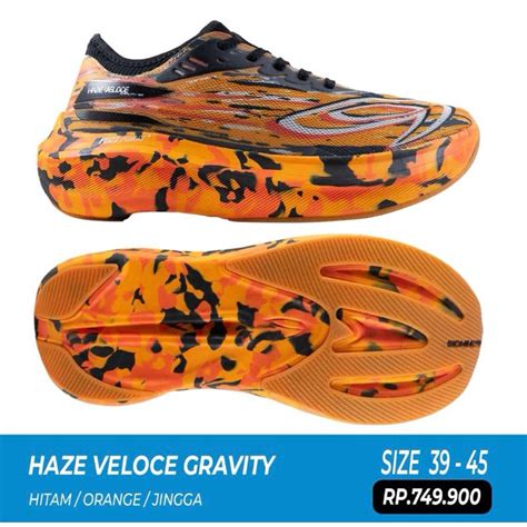 Jual SEPATU RUNNING NINETEN HAZE VELOCE HAZE VELOCE GRAFITY ORIGINAL