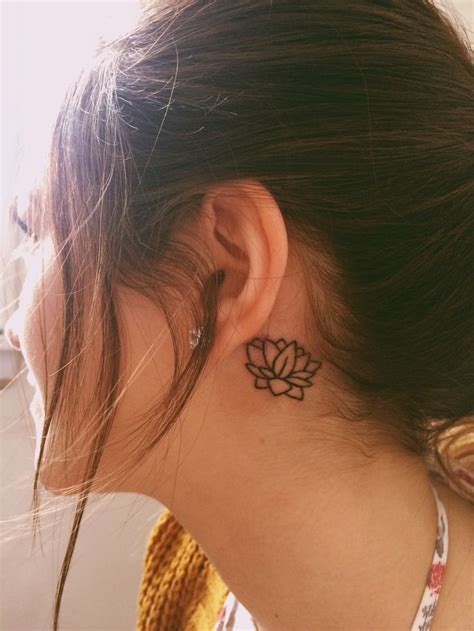 Lotus Flower Submit Your Tattoo Here Lotus Tattoo Design Behind Ear Tattoo