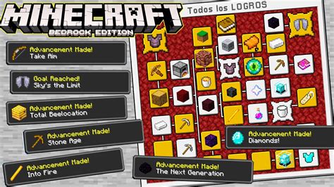 Como Tener Los LOGROS Igual A JAVA En MINECRAFT PE YouTube