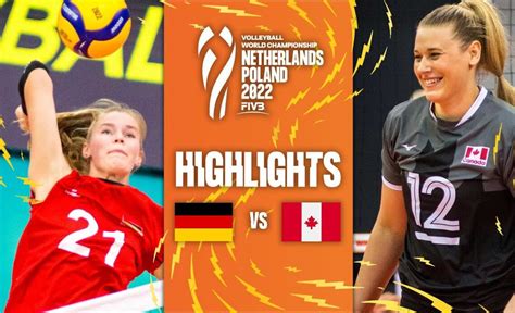 GER Vs CAN Highlights Phase 1 Women S World Championship 2022