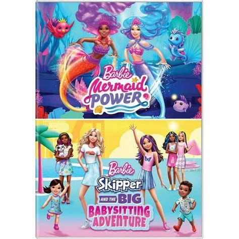 Barbie Double Feature Barbie Mermaid Power Barbie Skipper And The