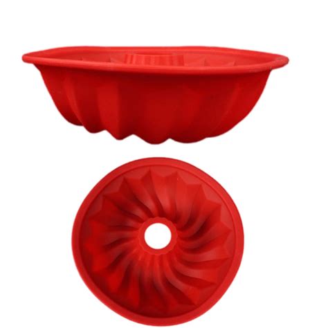 Forma Silicone Bolo Torta Pudim Cozinha Doces Assadeira No Shoptime