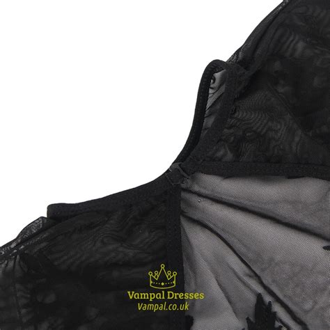 Black Bra Set Women S Lingerie Set Lace Mesh Bra Thong Garter Belt Short Sets Plus Size