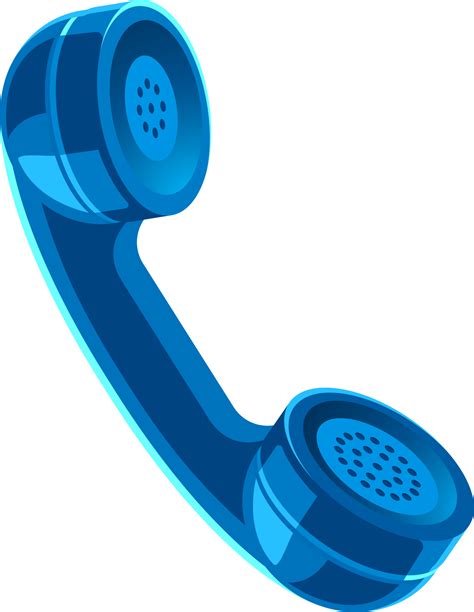 Telephone Blue Color 18928746 Png