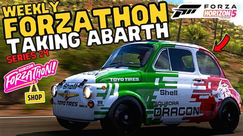 Forza Horizon 5 NEW Weekly FORZATHON TAKING ABARTH Forzathon Shop