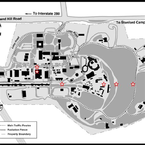 Slac Site Map With Measurement Locations Measurements Of The Earths