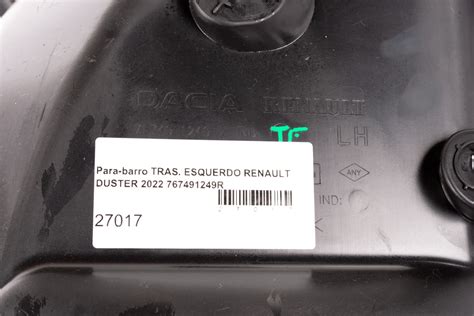 Para Barro Tras Esquerdo Renault Duster R Genebra