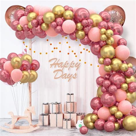 Arche De Ballon Rose Gold Ballon Gonflable