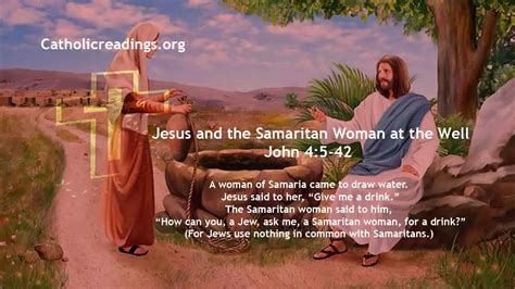 Jesus And The Samaritan Woman At The Well John Catholic