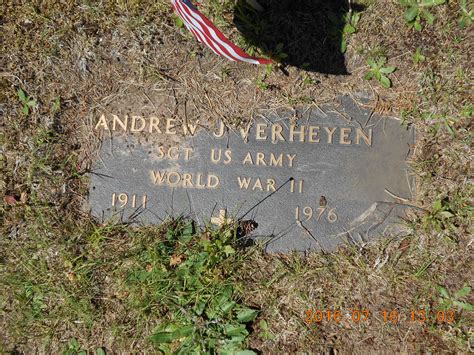 Andrew J Verheyen 1911 1976 Find a Grave äreminne