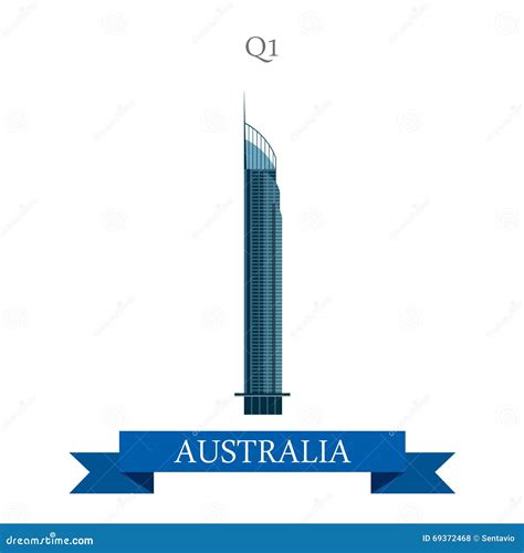 Australia Map With Queensland Highlighted Royalty Free Stock Photo