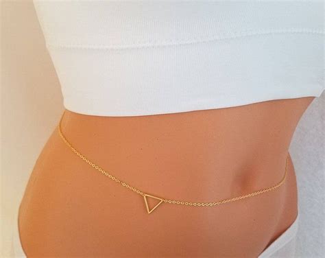 Pearl Belly Chain Gold Fill Sterling Silver Belly Chain Etsy Belly