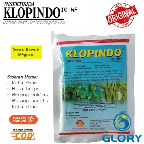 Jual Klopindo Wp Gram Insektisida Pengendali Pembasmi Hama Kutu