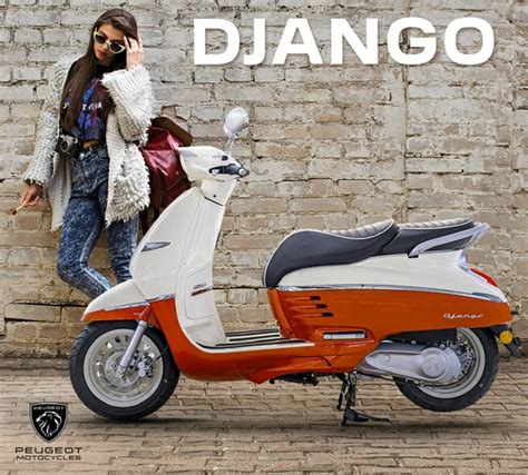 Peugeot Django Motor Matic Berdesain Retro Klasik Ala Vespa